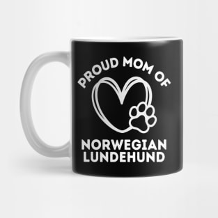 Proud mom of Norwegian Lundehund Life is better with my dogs Dogs I love all the dogs Mug